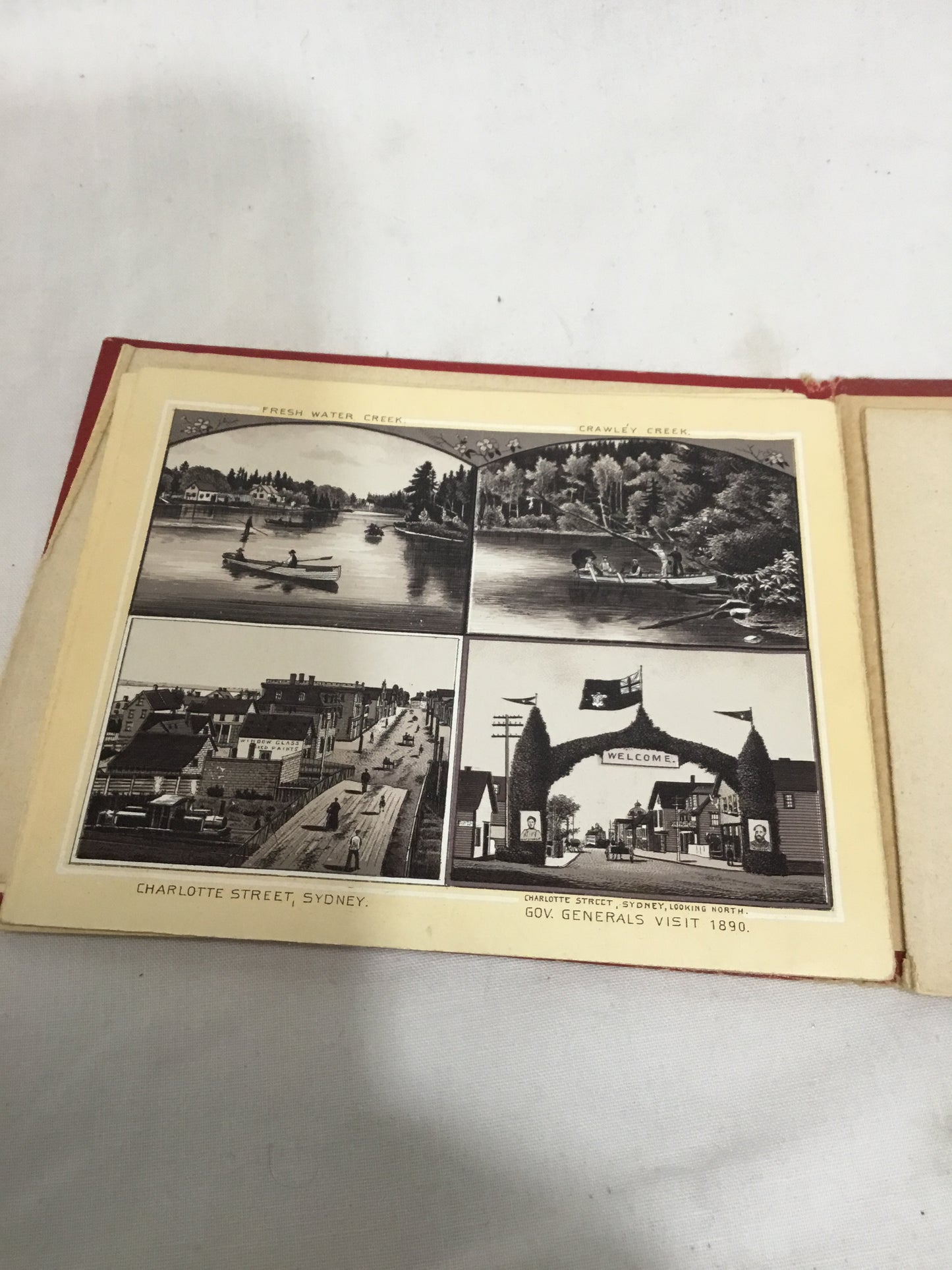 Antique Album, booklet  of Cape Breton , Hardcover