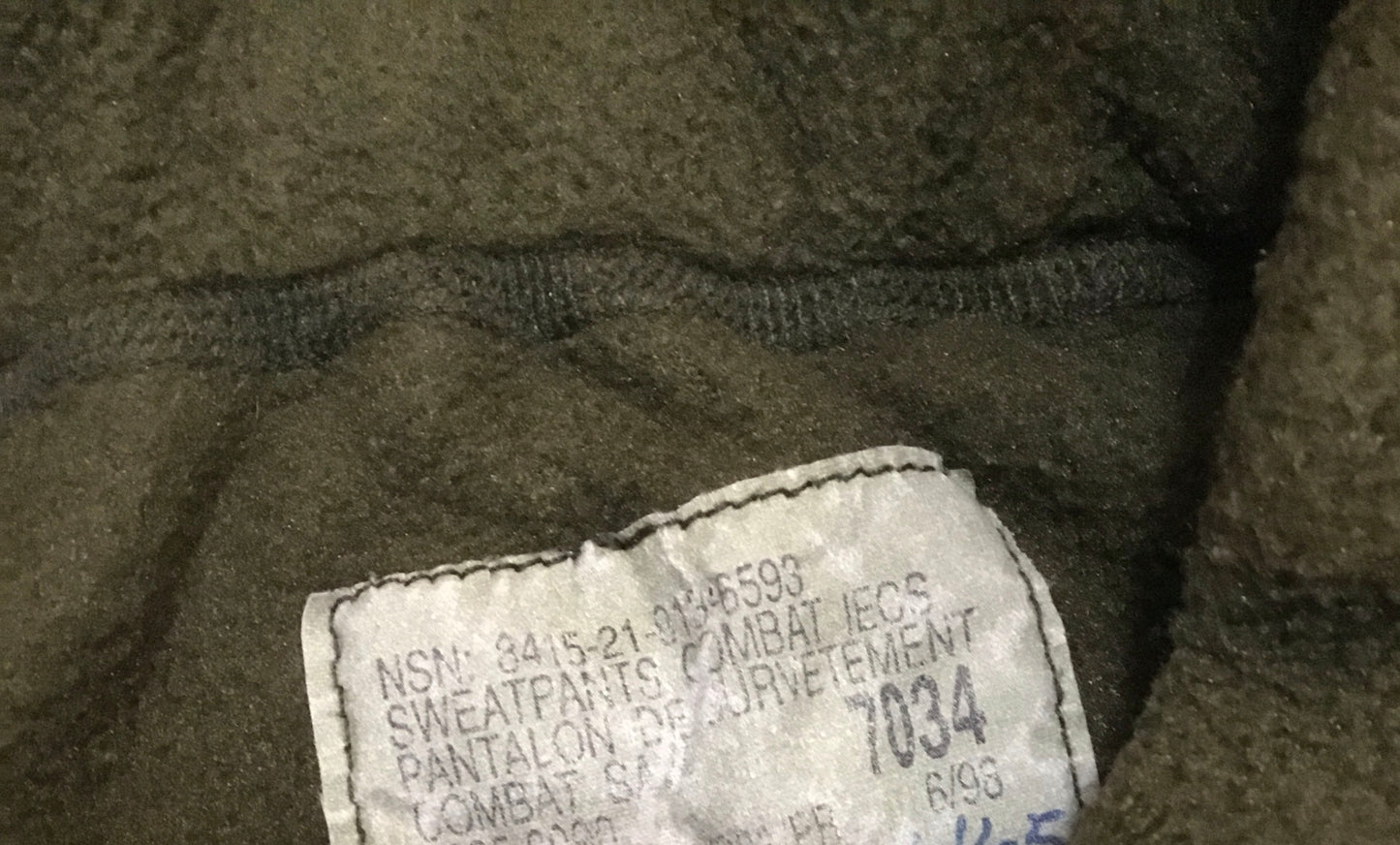 Canadian Military Polar Fleece Pants  Medium Regular