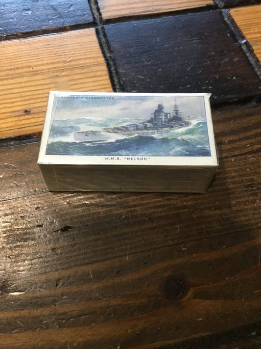 Lot of 50 Sealed Reproduction Cigarette. Cards Modern Naval Craft