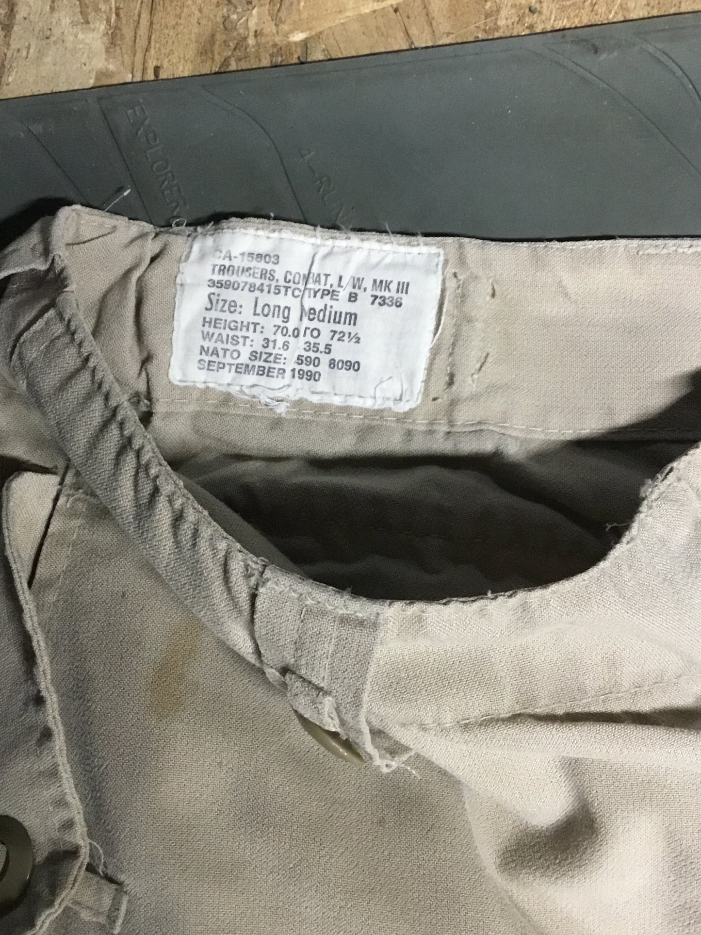 Vintage Tan Canadian Combat pants Medium Tall