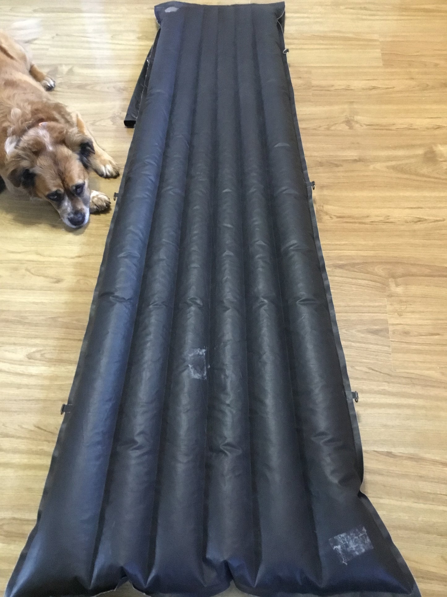 Vintage 1990 Canadian Military Pneumatic Rubber air mattress