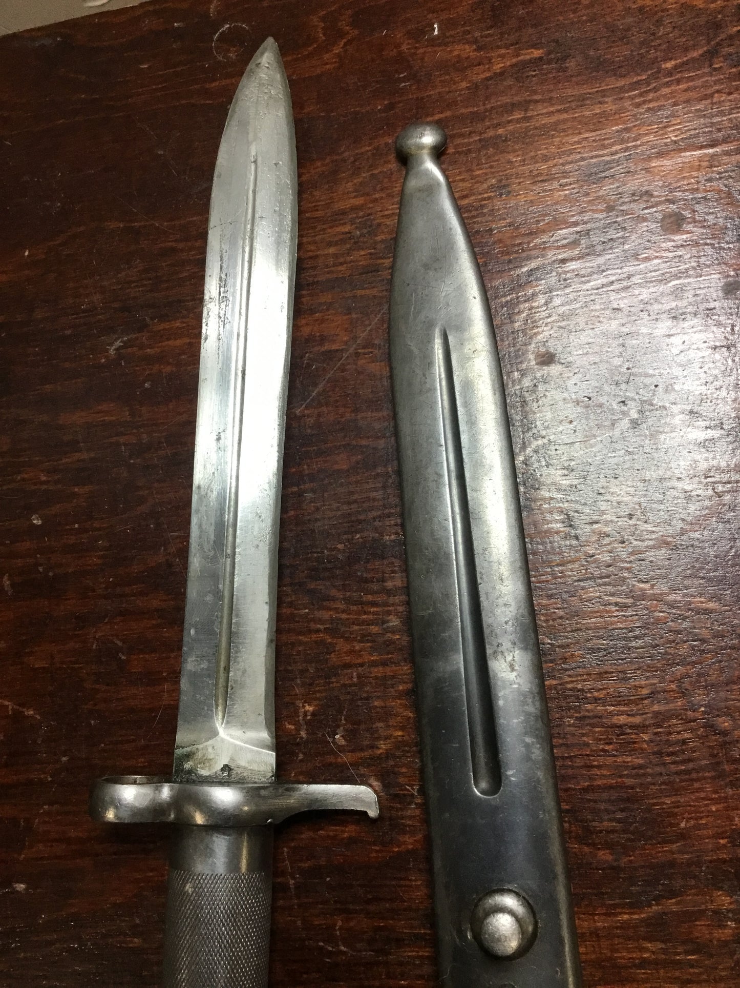 Original Swedish Mauser M1896 Knife Bayonet with Scabbard