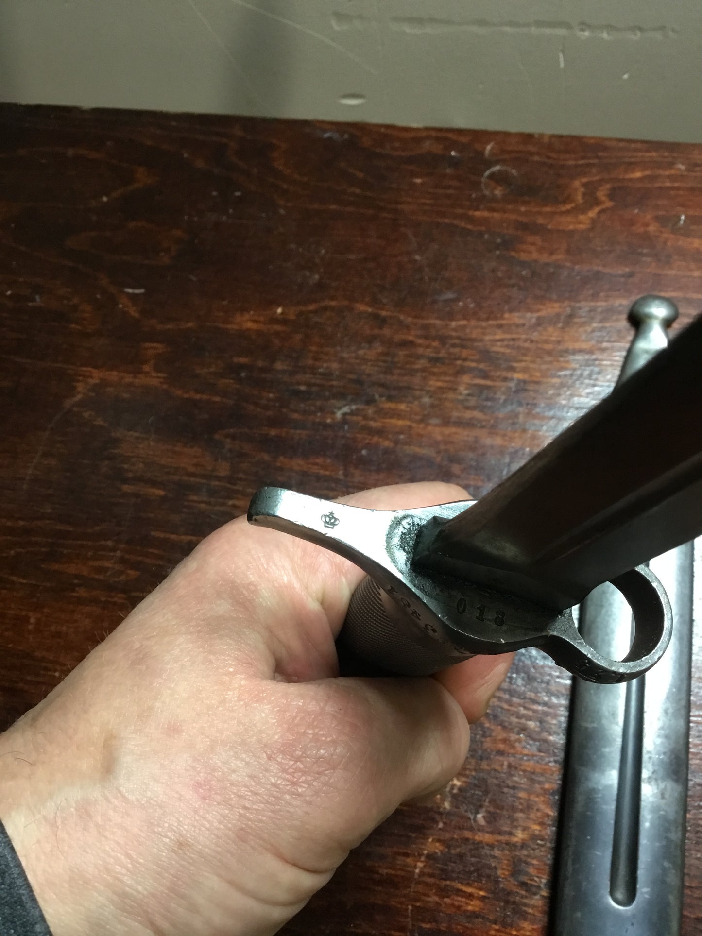 Original Swedish Mauser M1896 Knife Bayonet with Scabbard