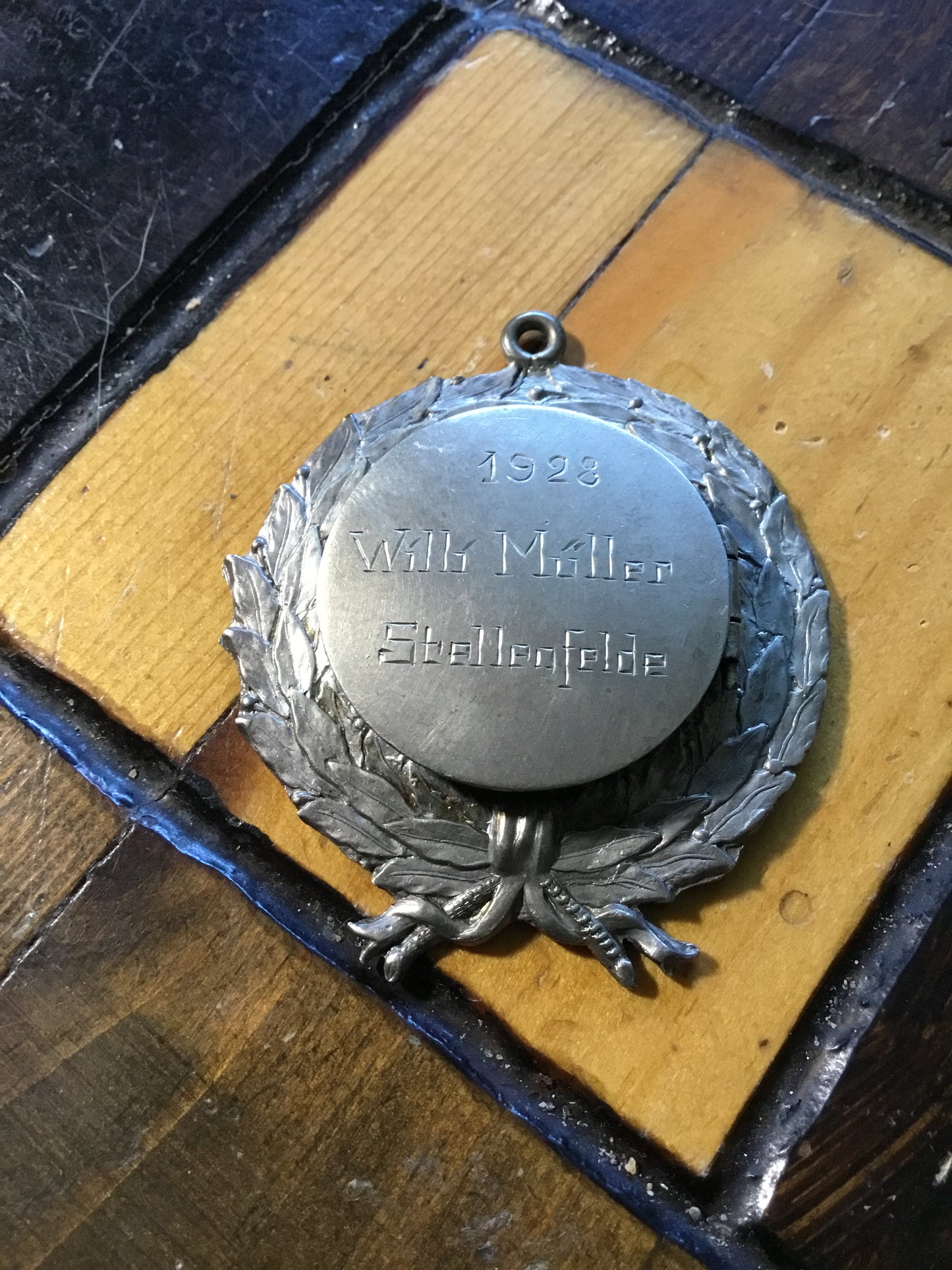 German Locket Engraved 1922 Wilk Maller Stellenfelde