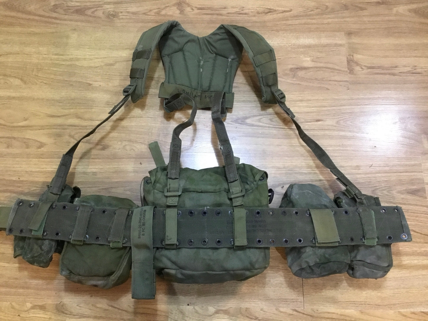 Vintage Canadian Forces 1982 Pattern Webbing