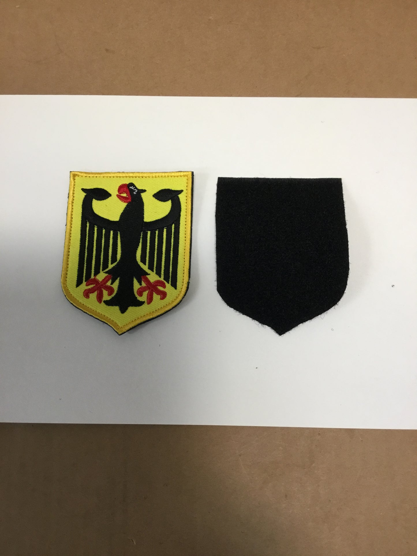Germany Flag Embroidered. Velcro  Patch German Coat of Arms Patches Germany Eagle Shield