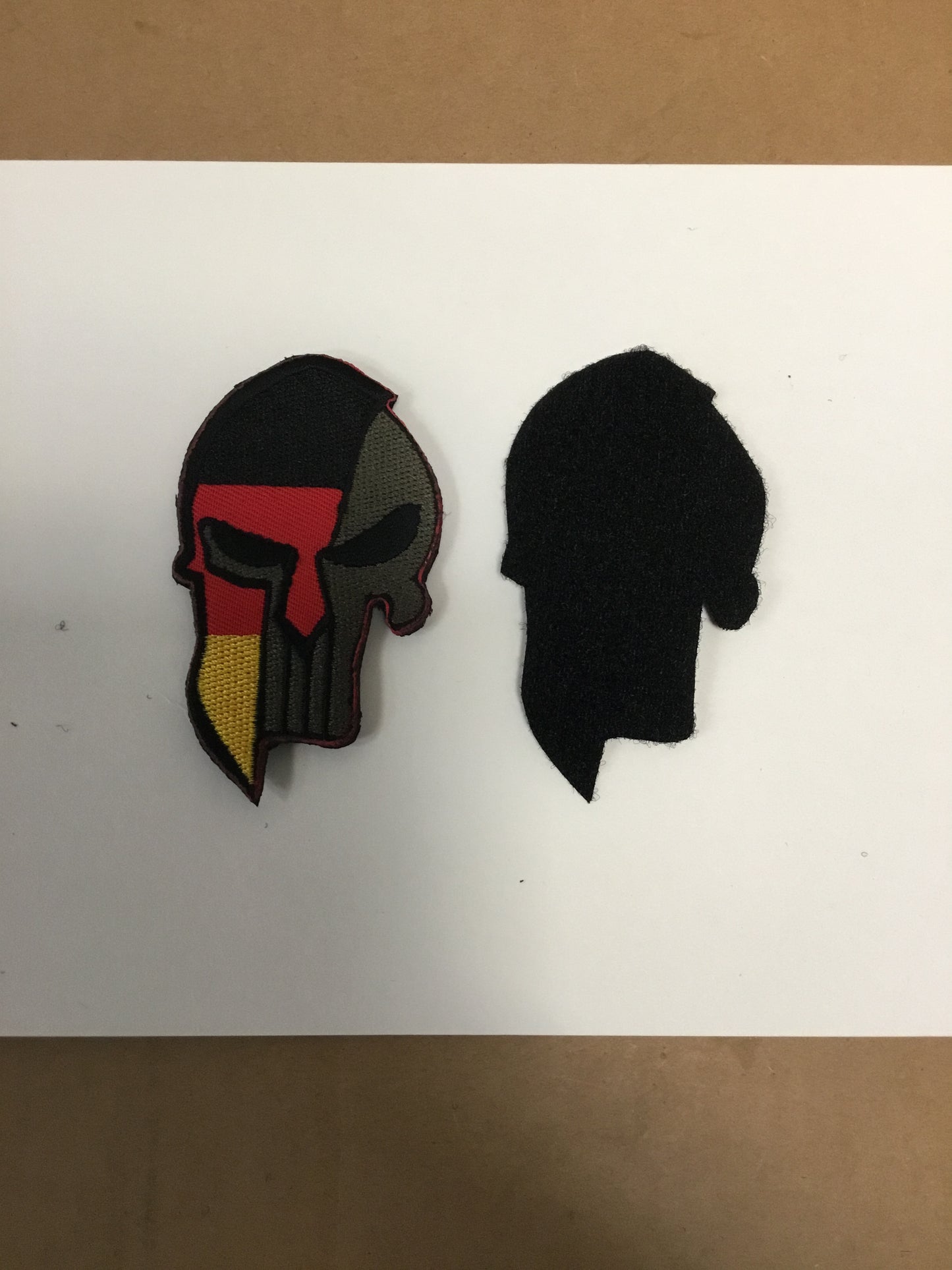 Punisher Spartan Germany -Velcro  Backing - Embroidered Patch/Badge