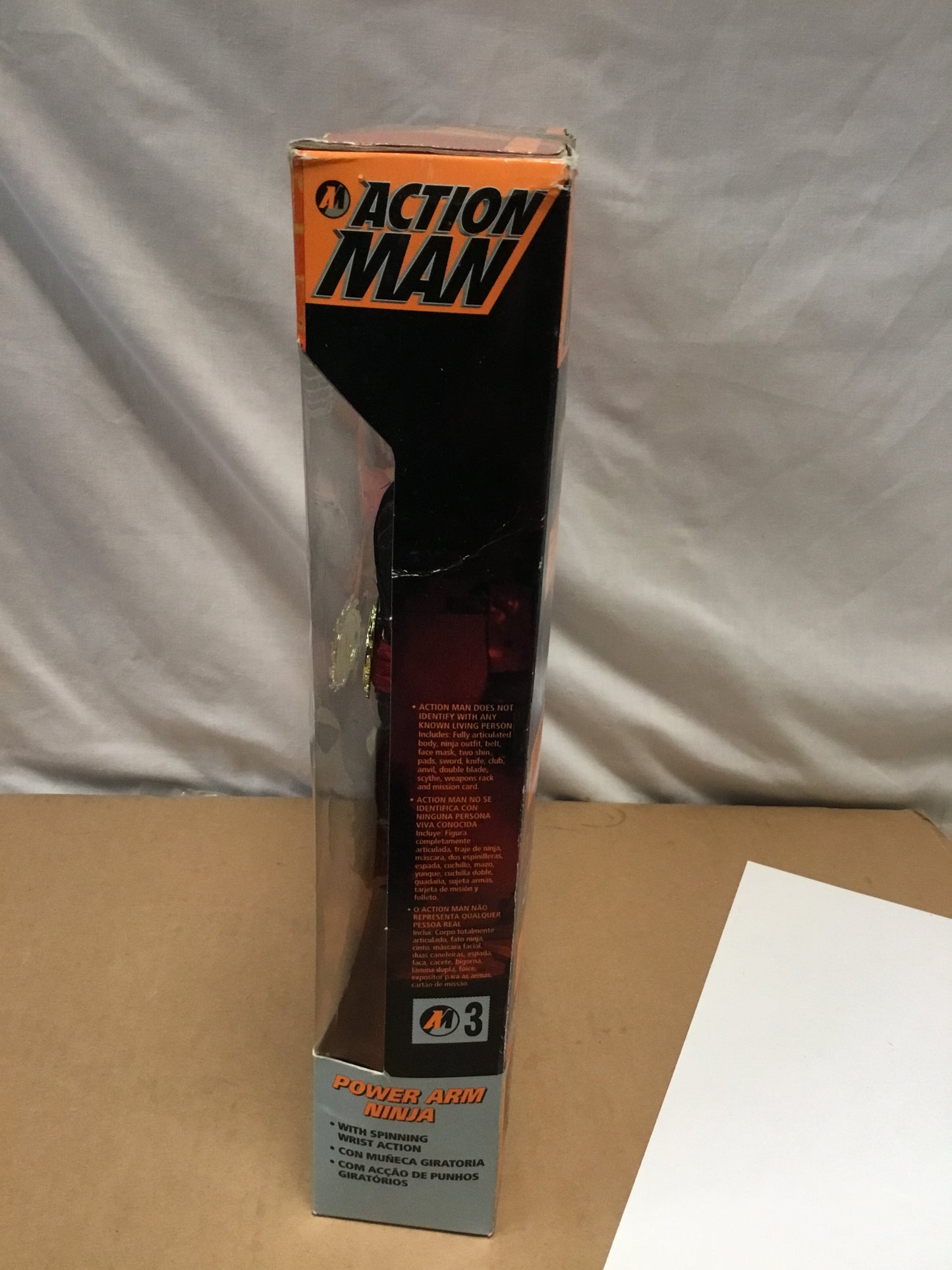 / Hasbro vintage 12 inch ACTION MAN  1995 POWER ARM NINJA