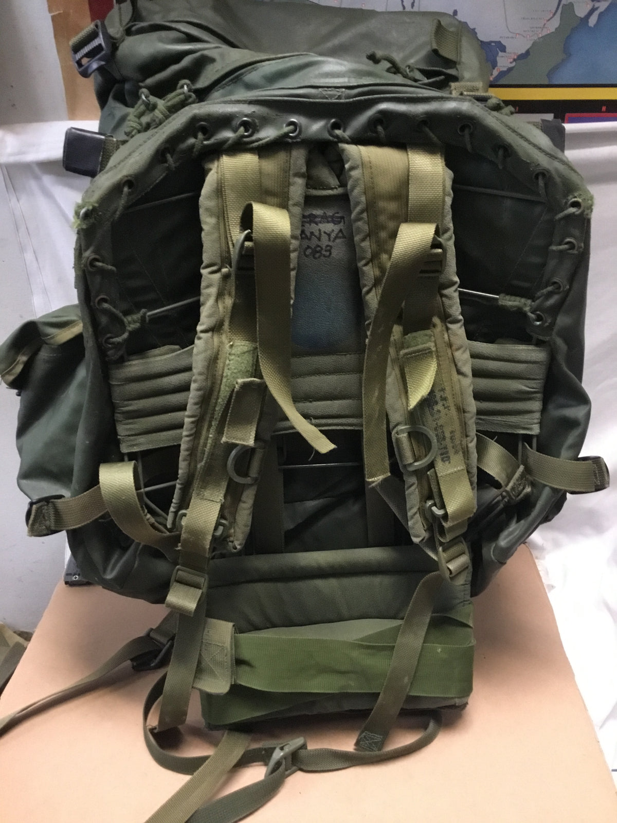 Canadian Army Issue Ruck 1982 Pattern Canadian Military Rucksack with frame – Roy's Army Surplus ...