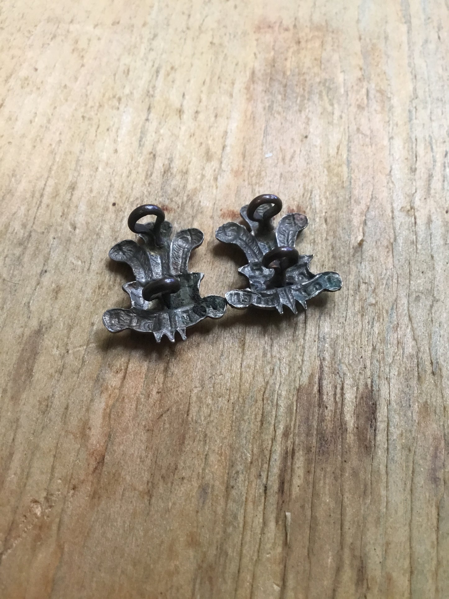 British WWI Period Leinster Regiment Collar Dogs