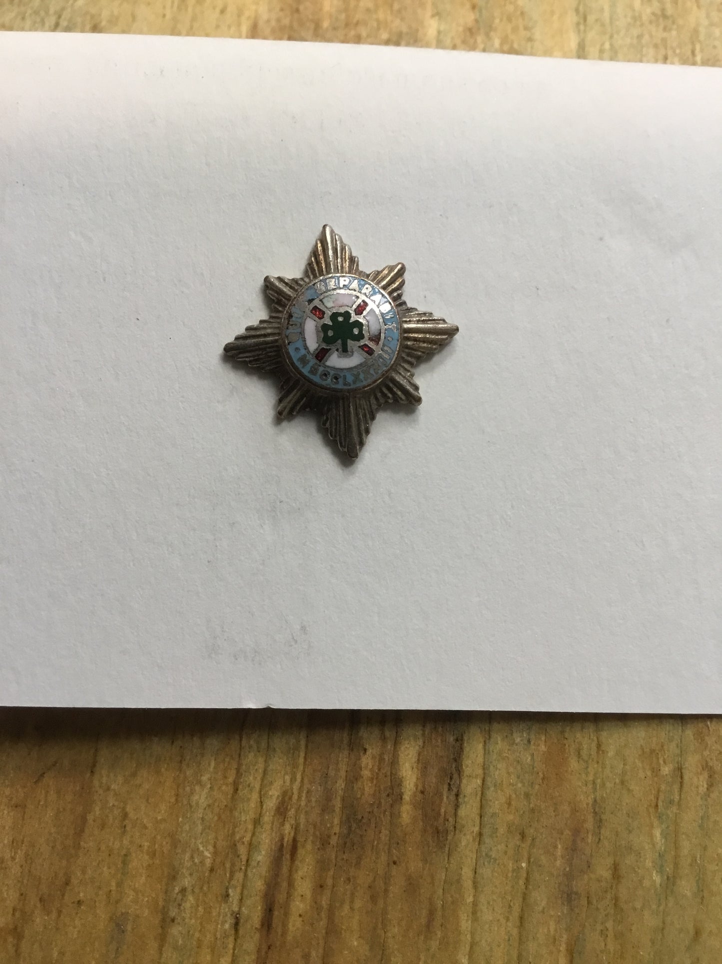 Irish Guards Small lapel  Pin