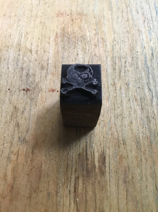 BRITISH 17TH / 21ST LANCERS Small Skull Stamp