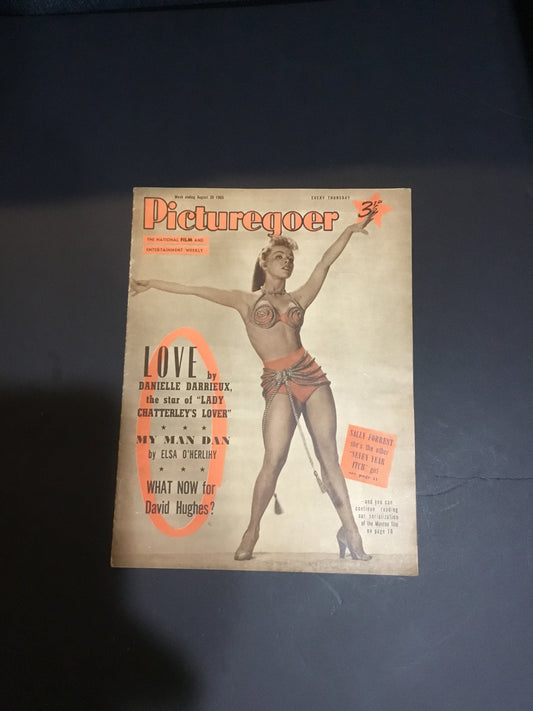 August 1955 Picturegoer Magazine Stars of the Past