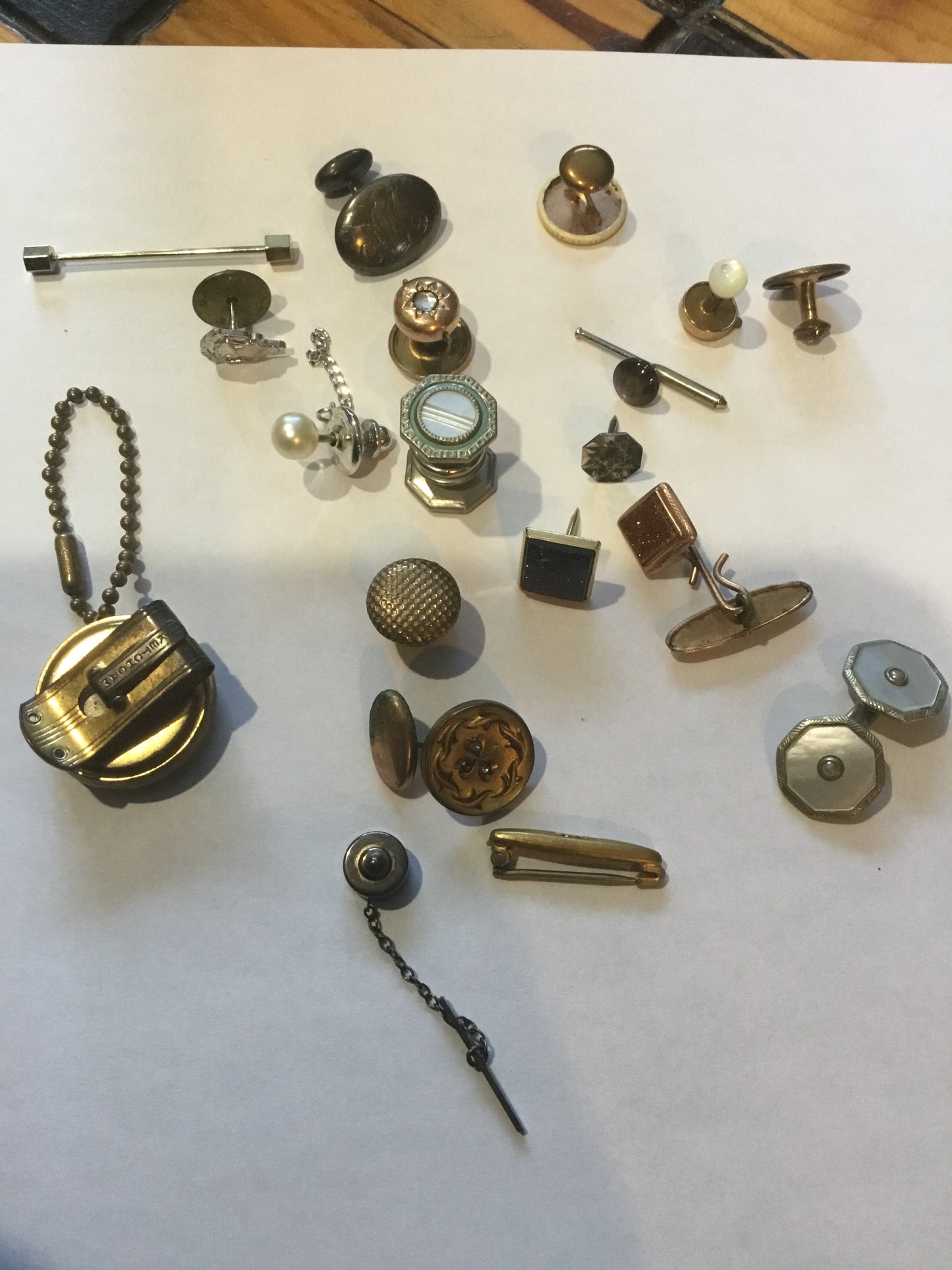 Lot of Vintage  Men’s Cufflinks and Pins