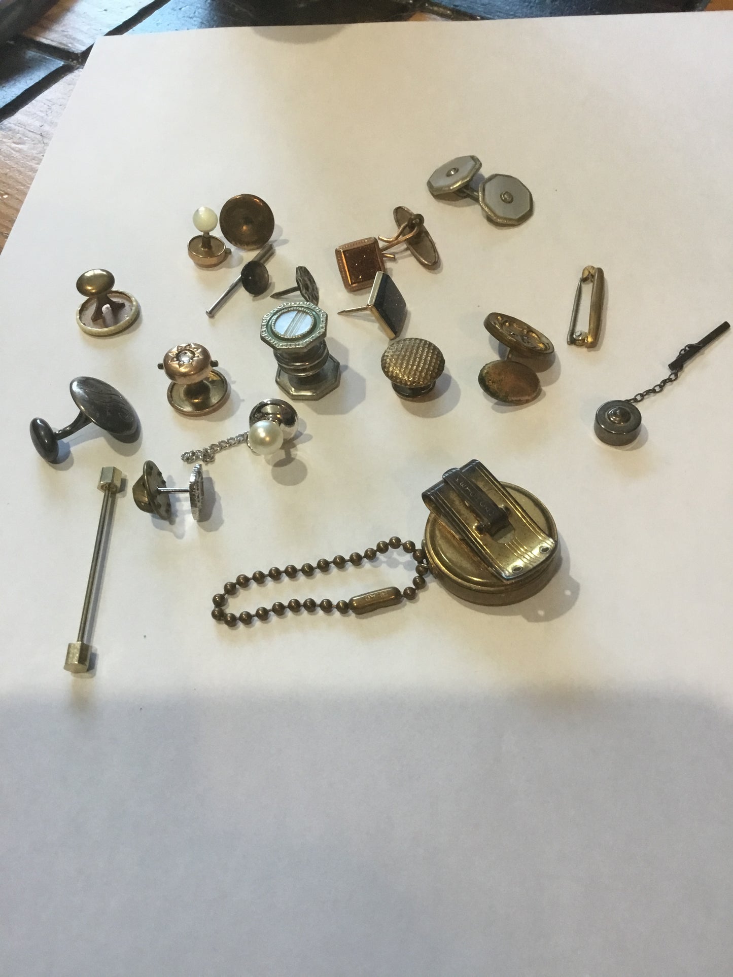 Lot of Vintage  Men’s Cufflinks and Pins