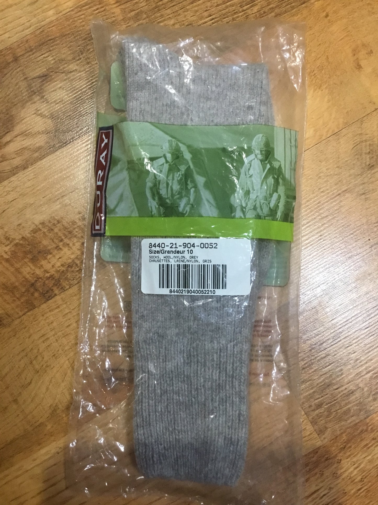 New Military Duray Wool Socks Size 10