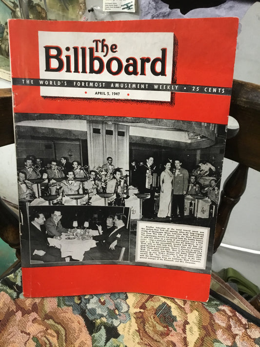 The Billboard magazine from April 1947