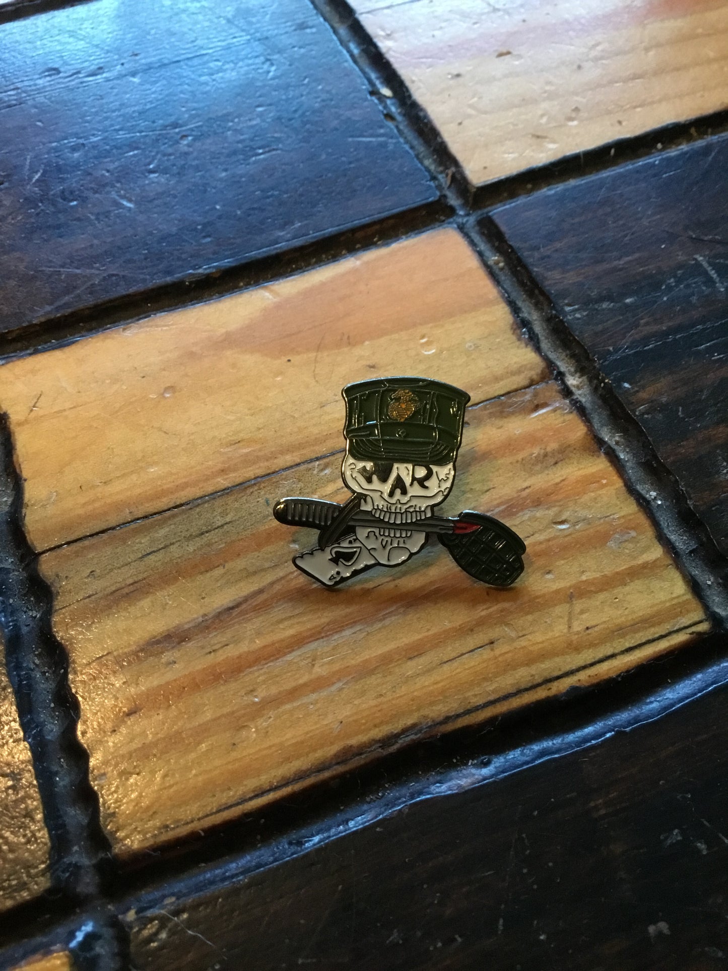 U.S. Marine Corp Skull Pin