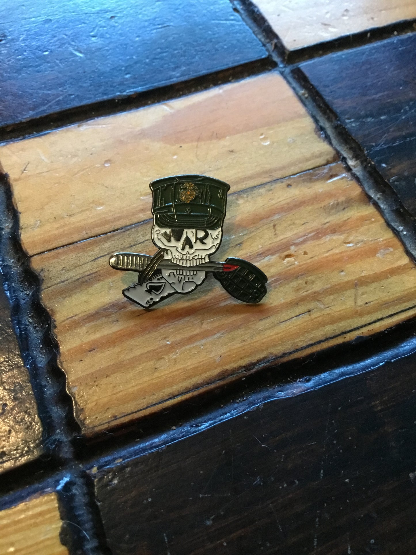 U.S. Marine Corp Skull Pin