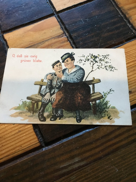 WW1 German Post Cards , comedic