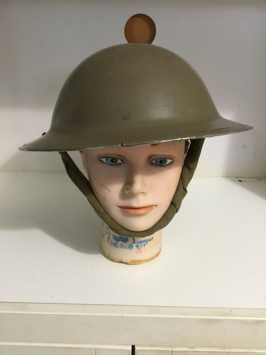 Early Belgian Tommy Helmet with Liner