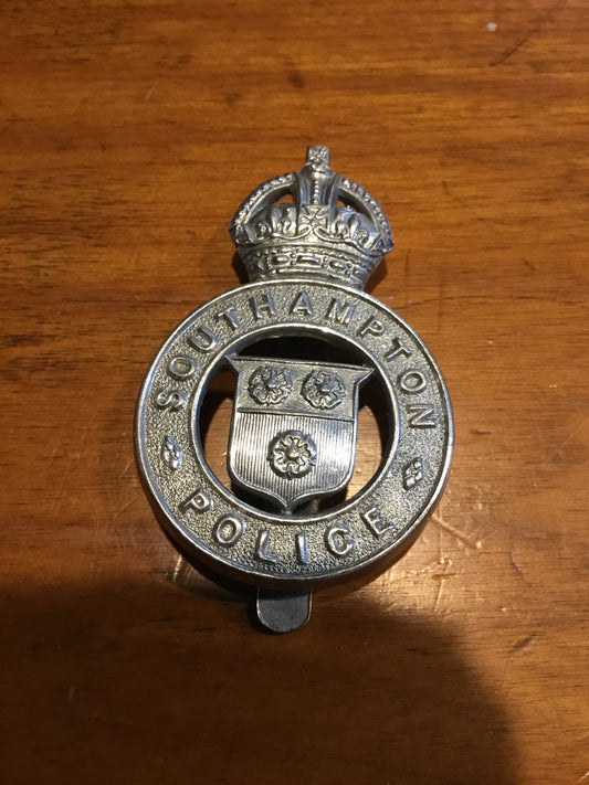 British Southampton Police Constable  Badge  Kings Crown .