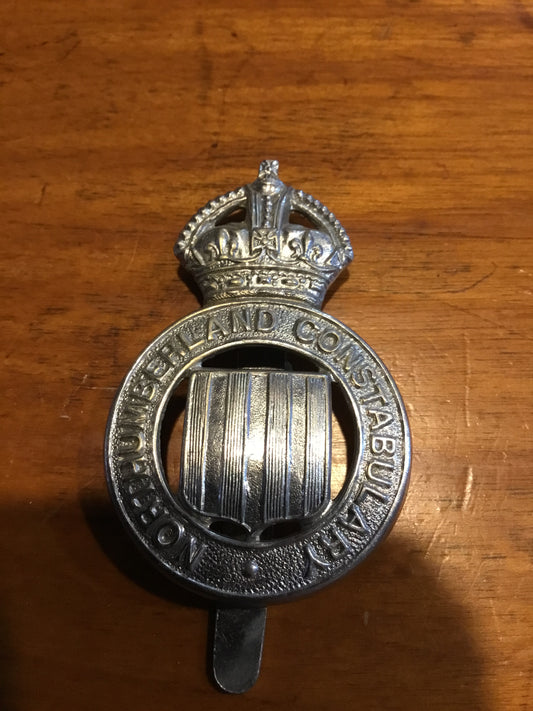 British Northumberland Constabulary Cap Badge
