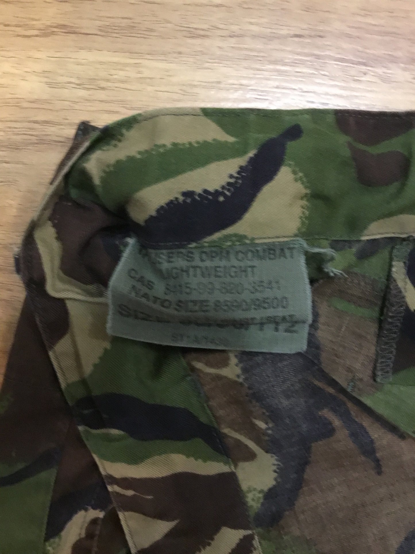 British Lightweight DPM Combat Pants  Waist 34 inches