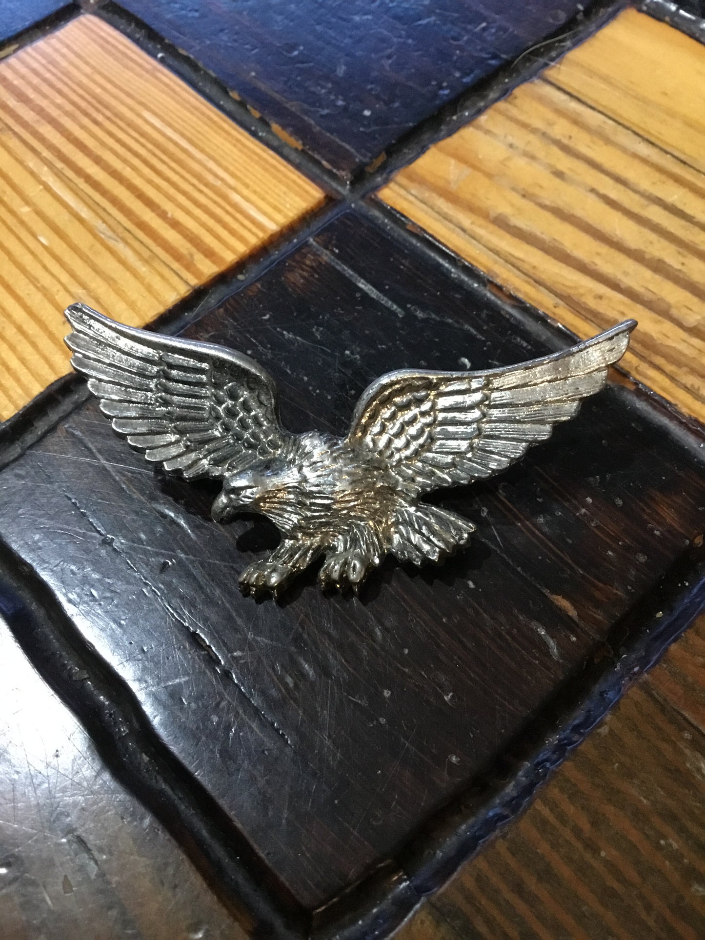 Antique Eagle Pin , with makers name