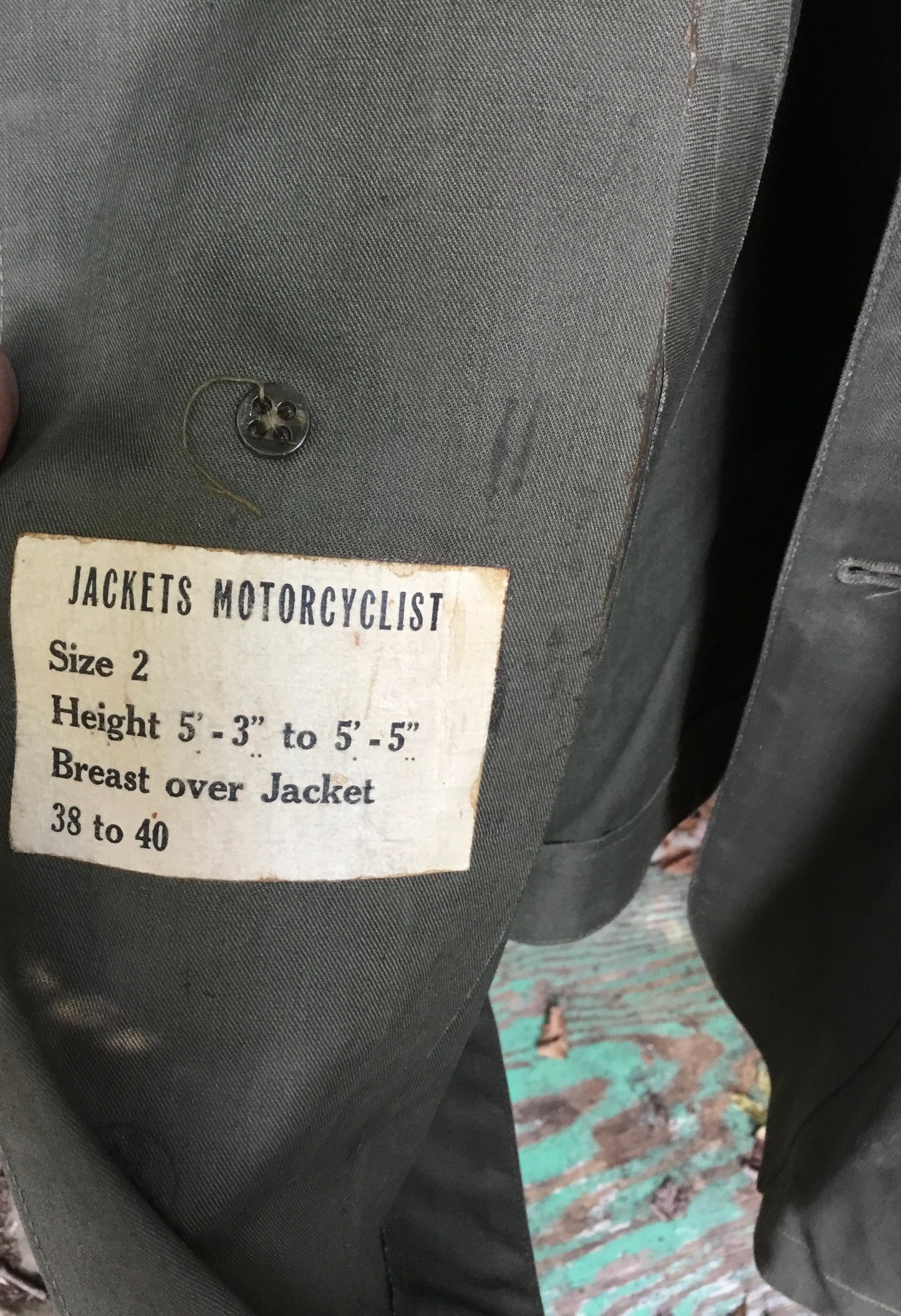 1952 CANADIAN MOTORCYCLIST Dispatch Riders JACKET