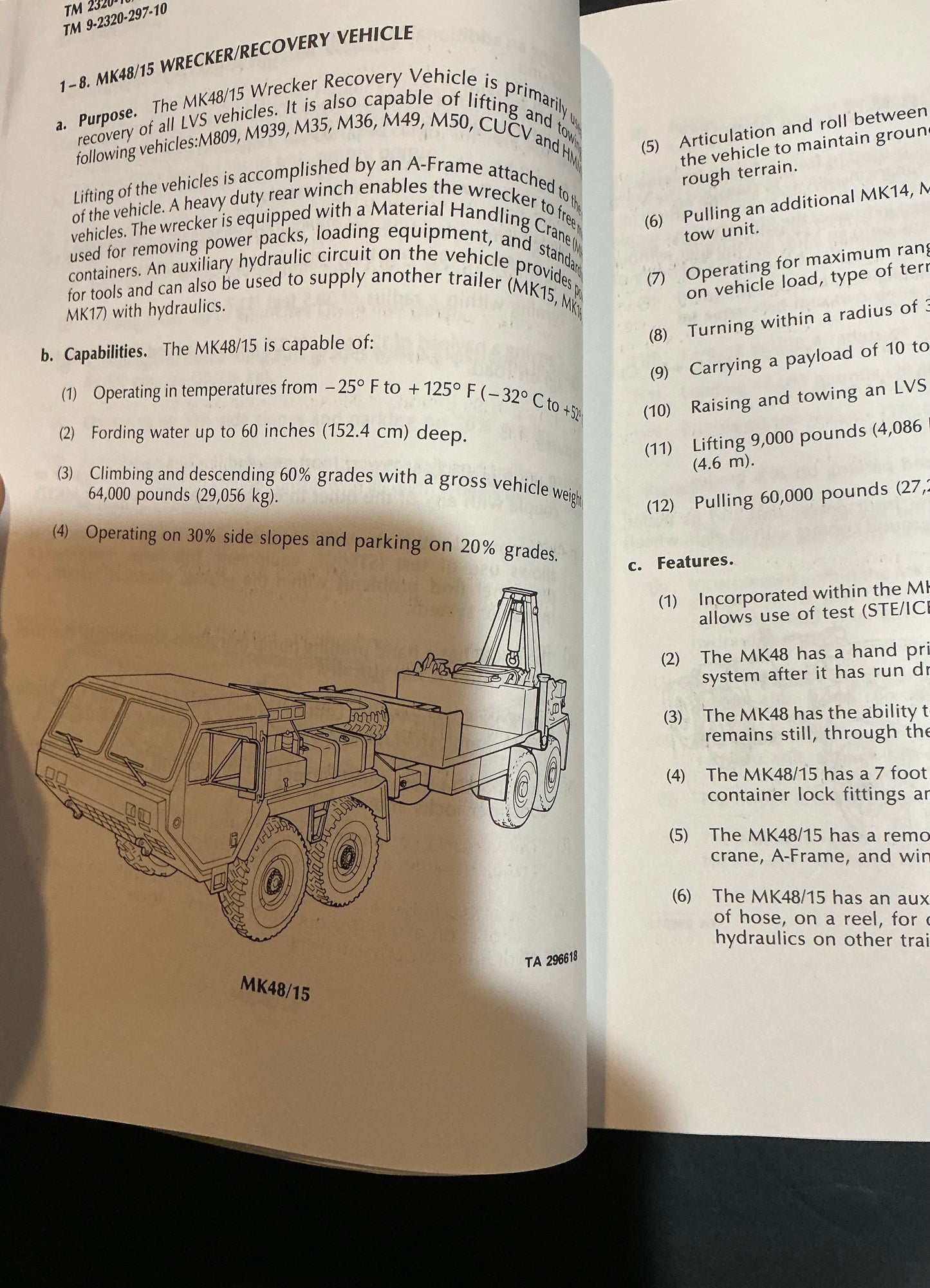U.S Military Operators Manual Trucks 8x8 Logistics Vehicle System Diesel