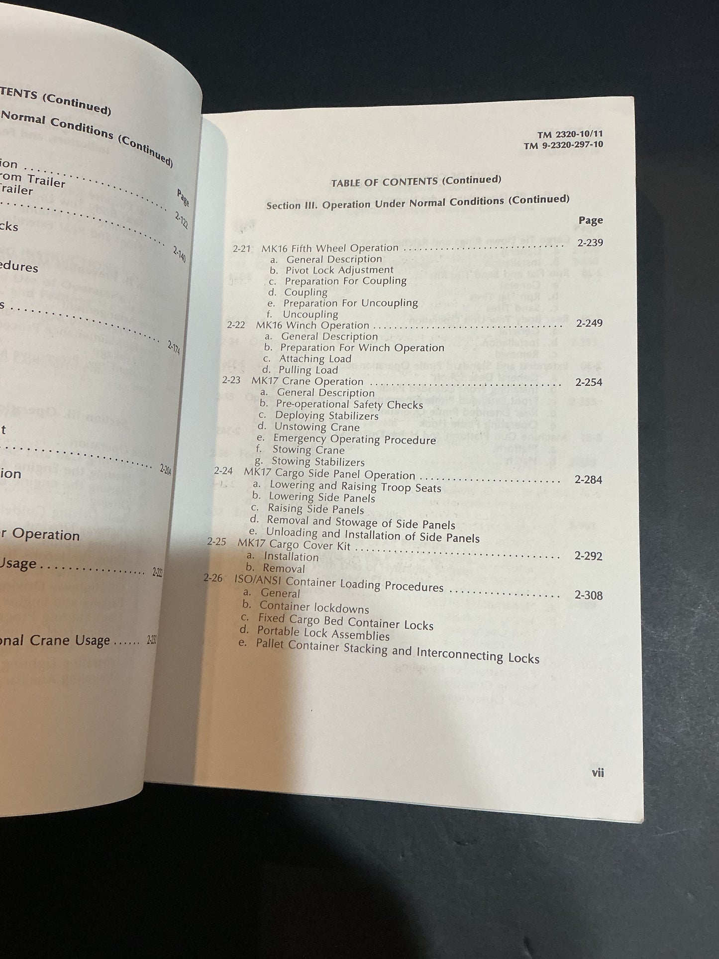 U.S Military Operators Manual Trucks 8x8 Logistics Vehicle System Diesel