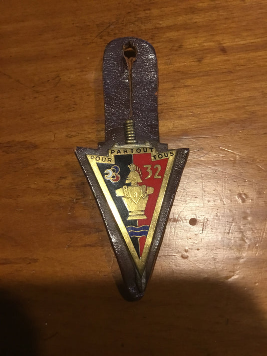 French Military Insignia Pocket Badge .