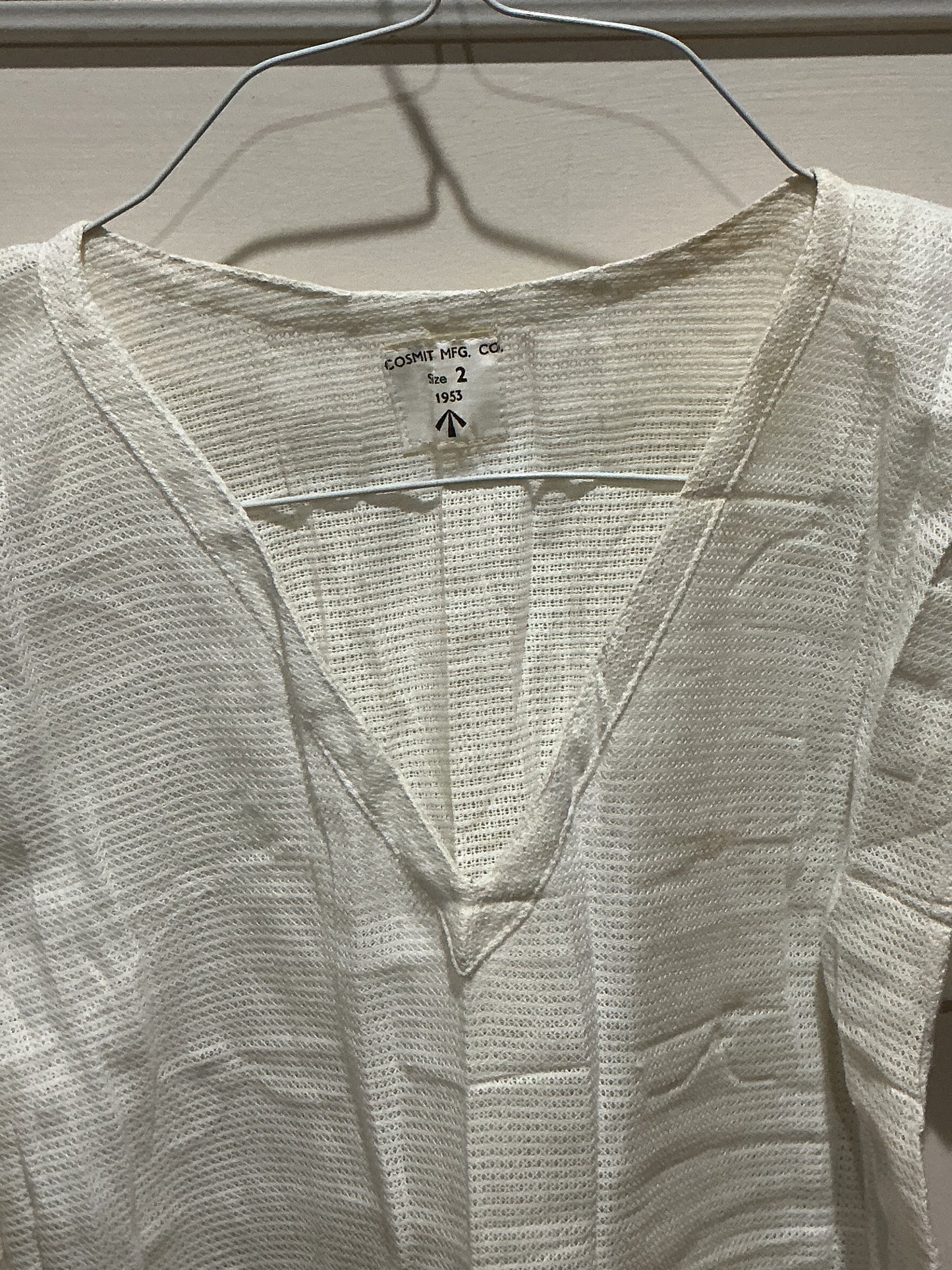 British Military Mesh T-shirt Size 2 1953