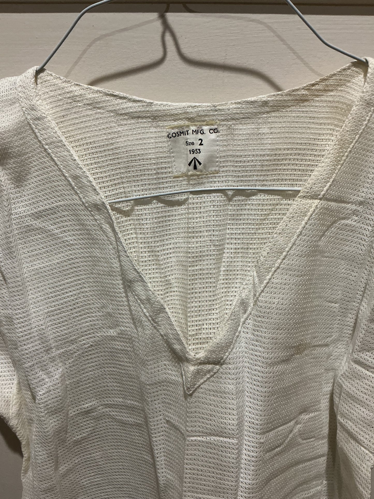 British Military Mesh T-shirt Size 2 1953