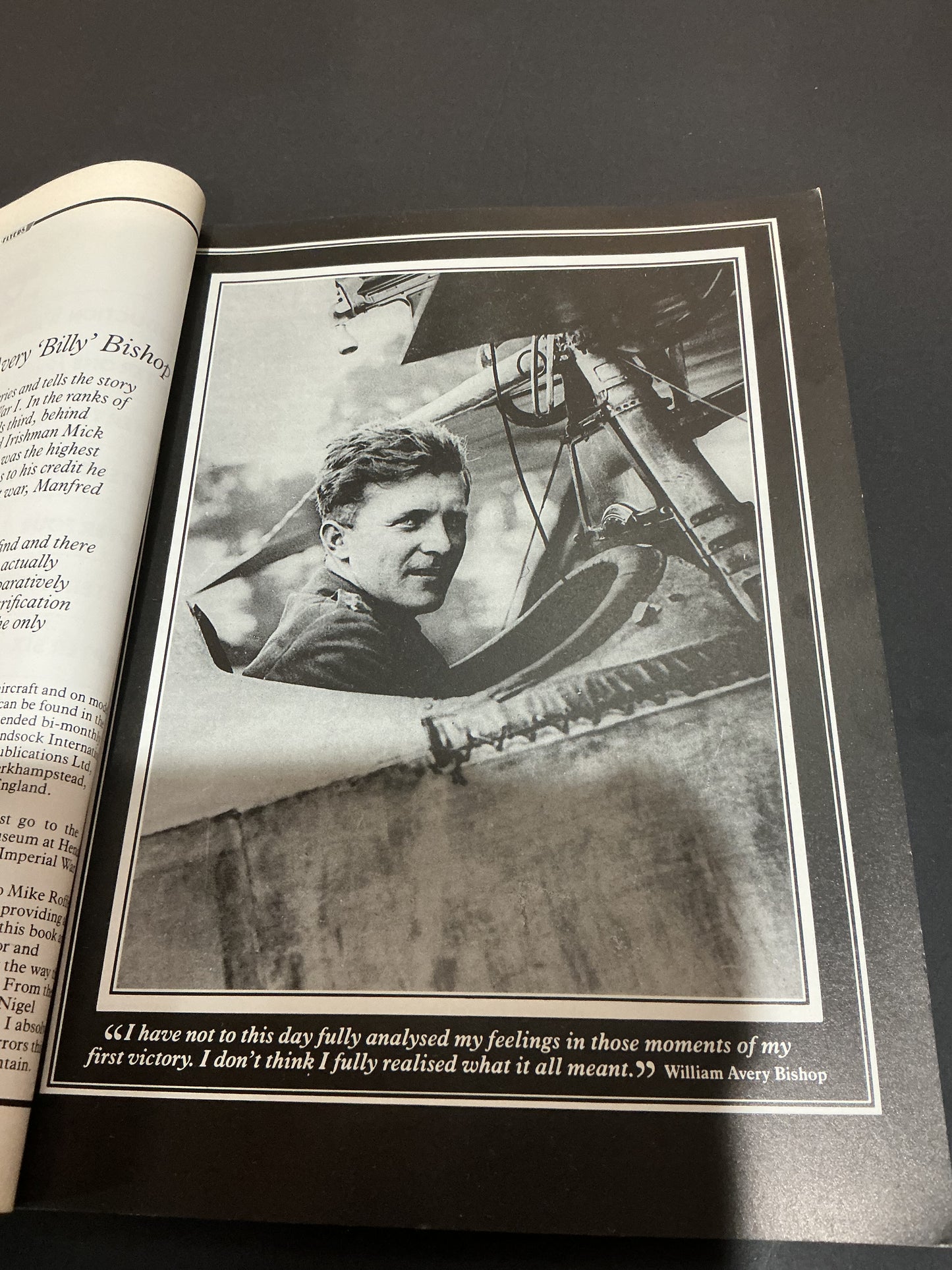 William Avery ' Billy ' Bishop : The Man And The Aircraft He Flew : Famous Flyers Series