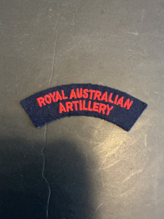 Royal Australian Artillery  Shoulder Flash