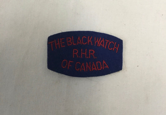 The Black Watch (Royal Highland Regiment) (Canada) Shoulder Flash