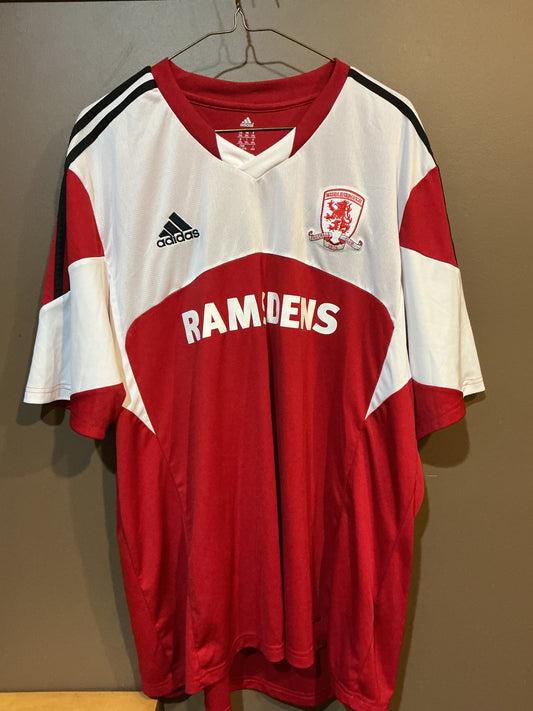 British 2013-14 Middlesbrough Home Soccer/Football Shirt