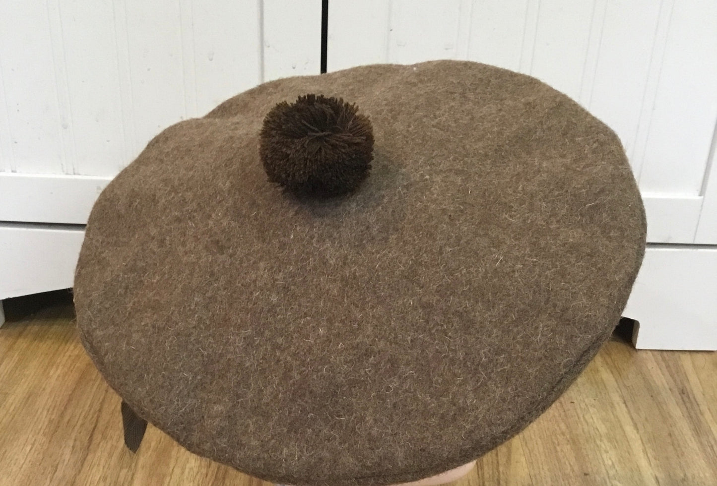 British KHAKI TAM 'O' SHANTER HAT ( Reproduction)