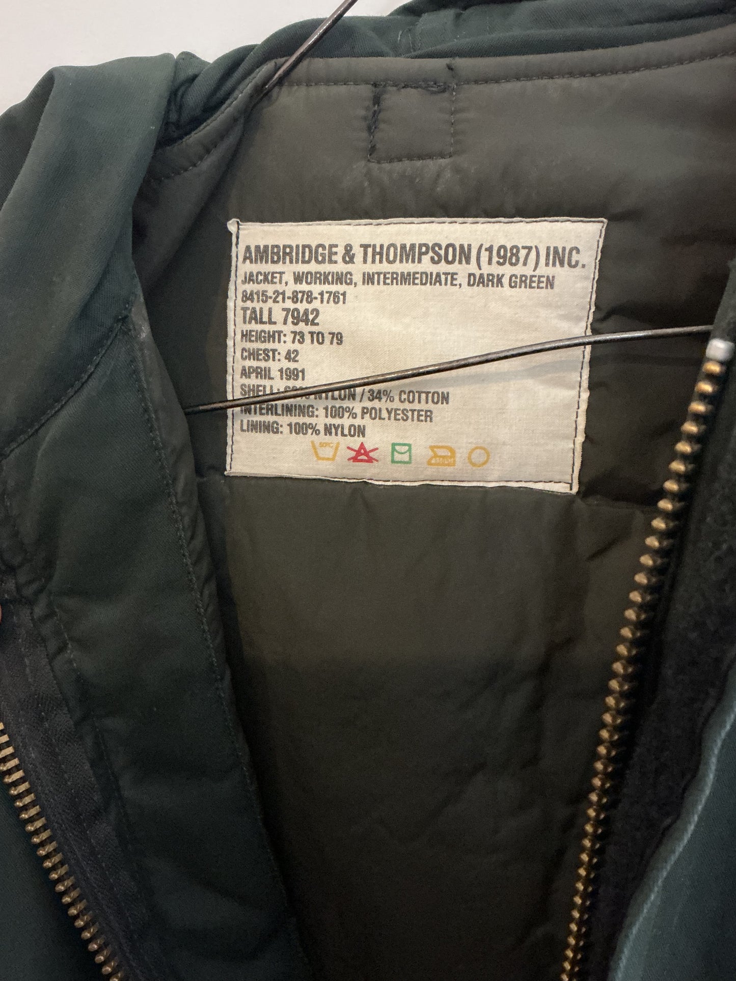 Vintage Canadian Forces intermediate Work Jacket 79/42