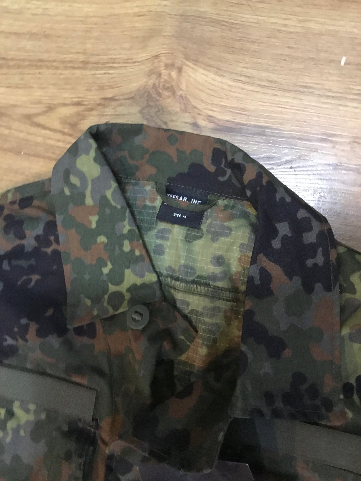 New Flecktarn Pattern BDU Combat Shirt ( MEDIUM)