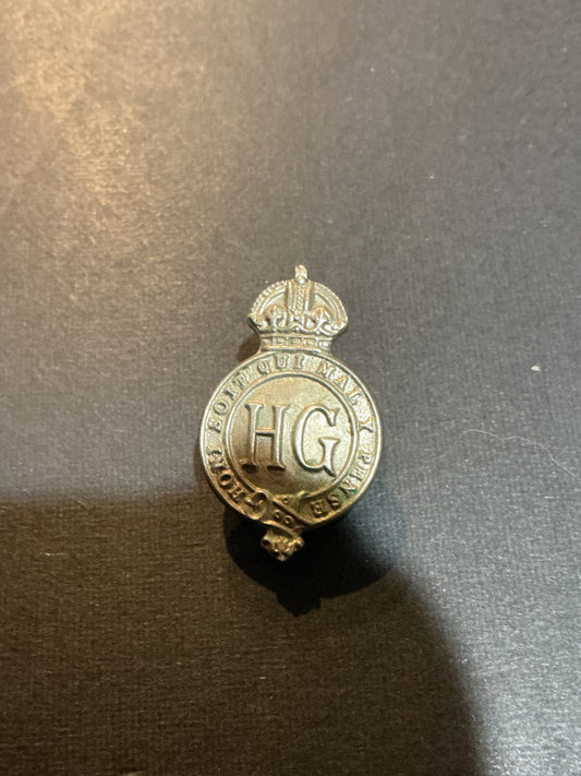 British Home Guard cold war period official issue lapel badge