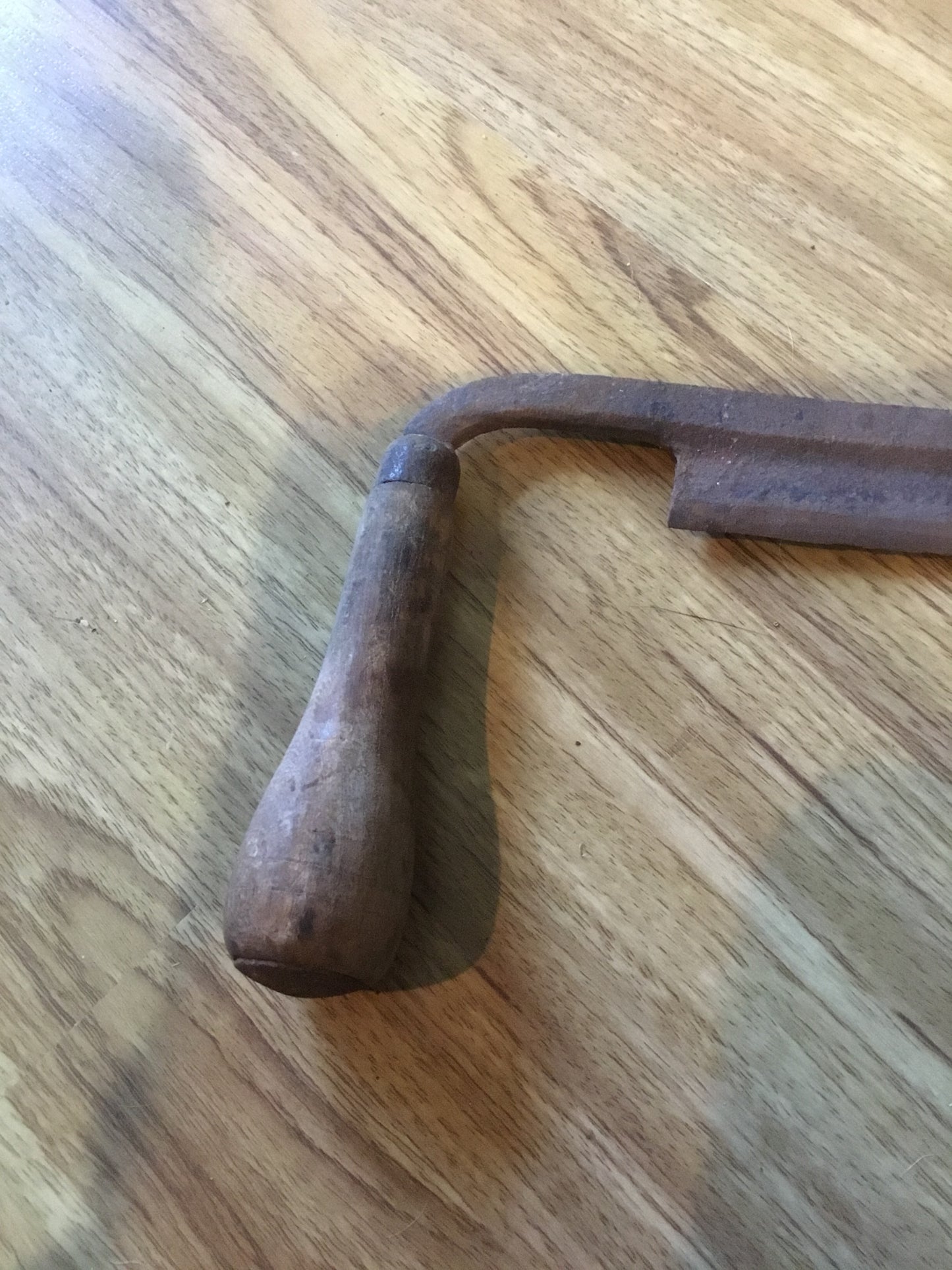 Antique Draw Knife ,Wooden Handles .