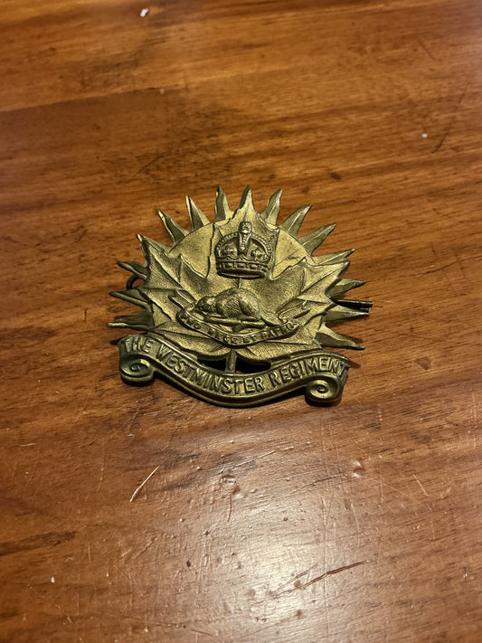 WW2 Canadian Army Cap Badge - Royal Westminster Regiment