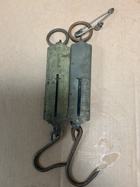 Pair of Antique Pocket Scales Germany England