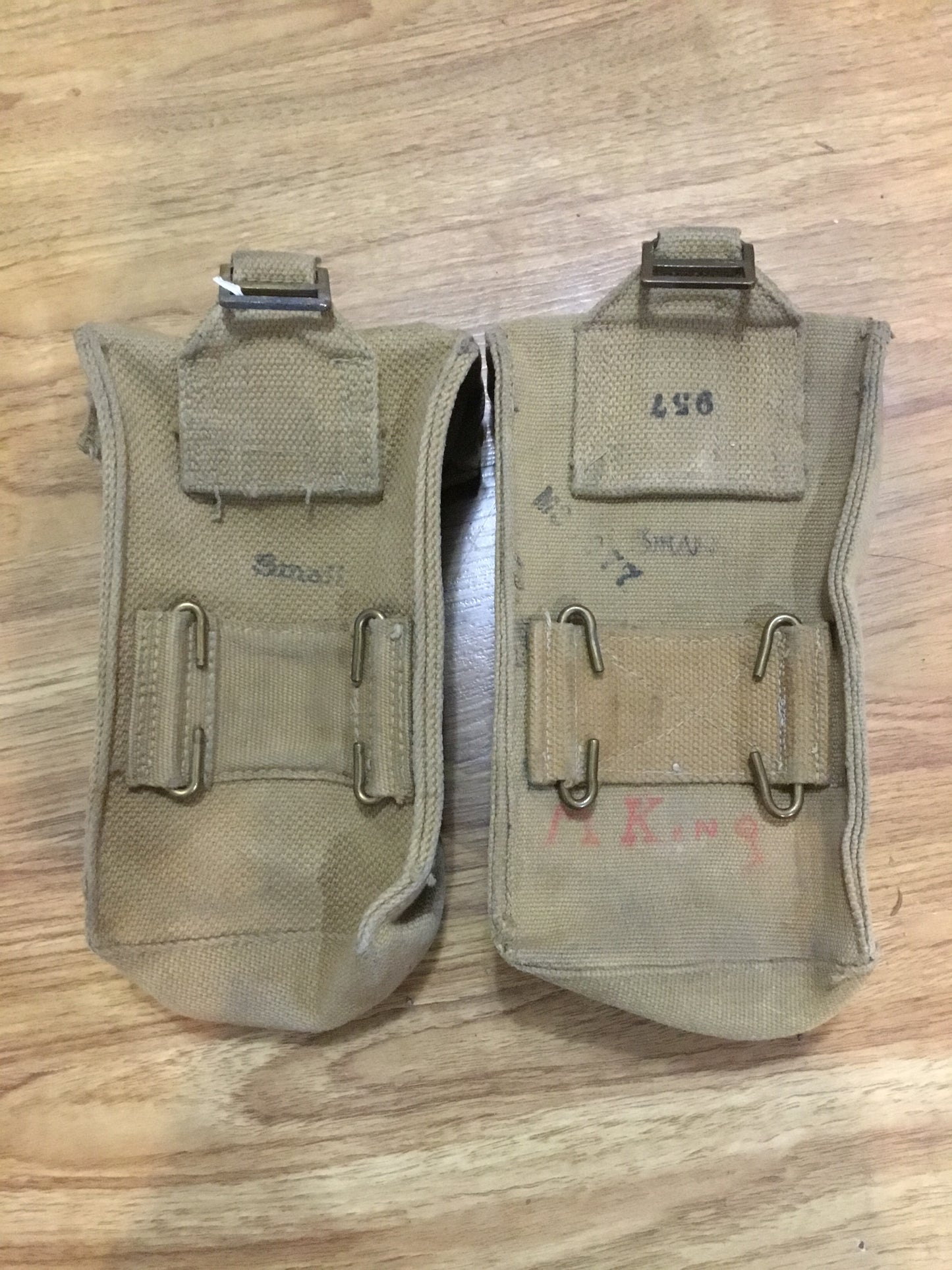 Pair of WW11 Canadian Bren Pouches in good condition