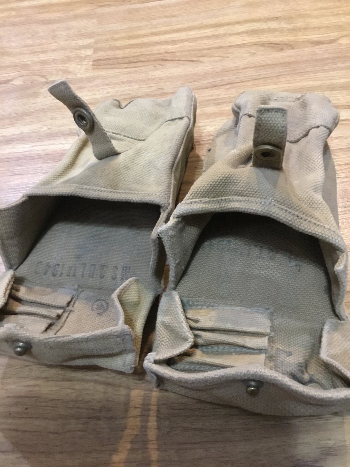 Pair of WW11 Canadian Bren Pouches in good condition