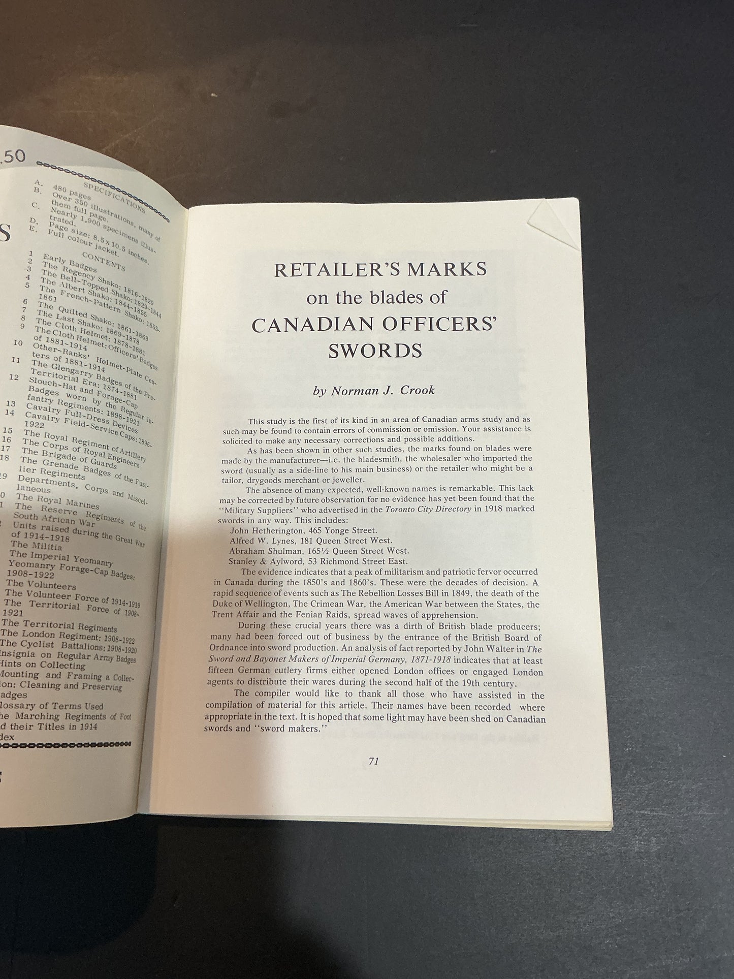 Arms Collecting Vol.16No.3 , 31 pages with illustrations