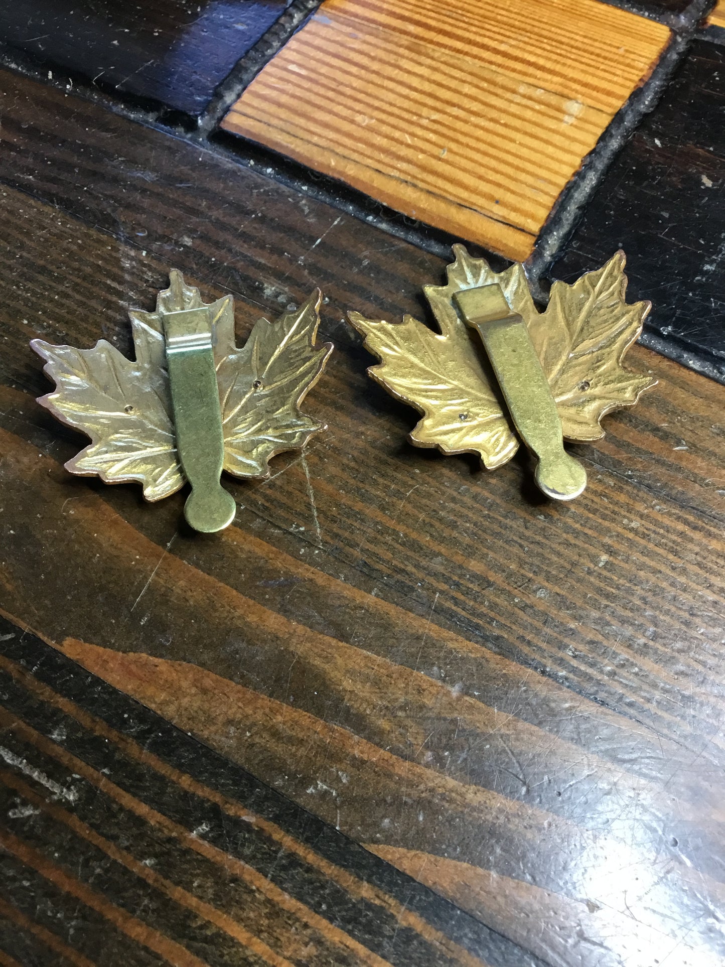 Canadian Army and Air Cadet Instructor Hat Badges